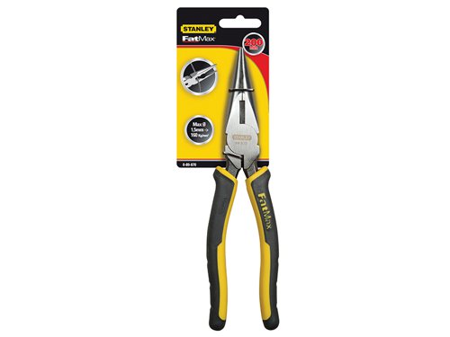STA089870 STANLEY® FatMax® Long Nose Pliers 200mm (8in)