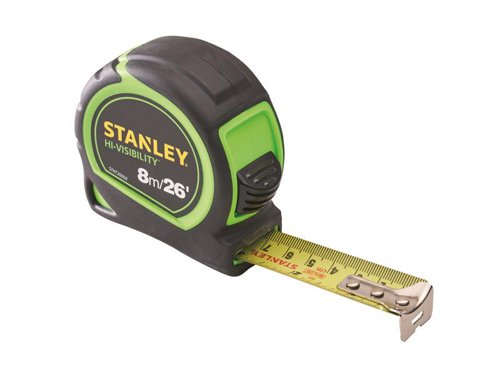 STANLEY® Hi-Vis Tylon Tape Measure 8m (26ft)