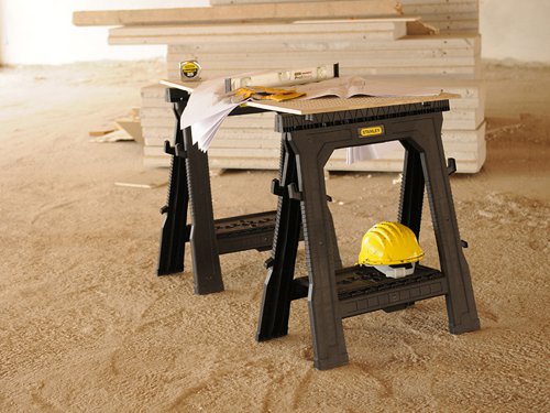 STANLEY® Folding Sawhorses (Twin Pack)
