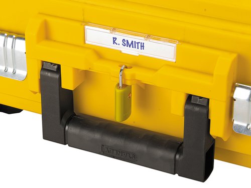 The Stanley FatMax?½ Wheeled Technician's Suitcase has an ergonomic, aluminum telescopic handle and bearing skating wheels for smooth and easy mobility. Its thick rubber coated handle provides superior grip and comfort. It also features supporting legs for stability (no tipping over) and tough metal latches.The accordion structure provides full visibility and accessibility. Removable dividers allow for flexible customization and organization; 1 long divider, 4 short dividers, 3 cups and covers. It has a glass fiber reinforced PP body and lid for durability.Specification:Dimensions: 540 x 400 x 435mm