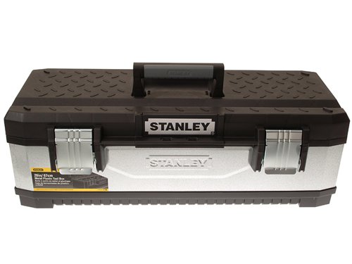 STA195620 STANLEY® Galvanised Metal Toolbox 66cm (26in)