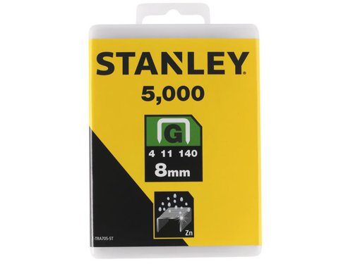 STA TRA705T5 Heavy-Duty Staples 8mm (Pack 5000)