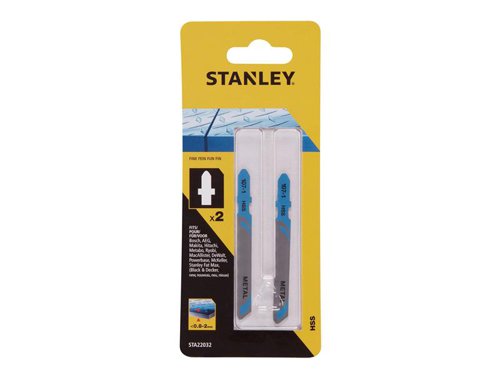 STA HSS Metal T-Shank Jigsaw Blade (Pack 2)