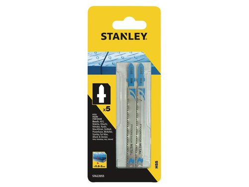 STA HSS Metal T-Shank Jigsaw Blade (Pack 5)
