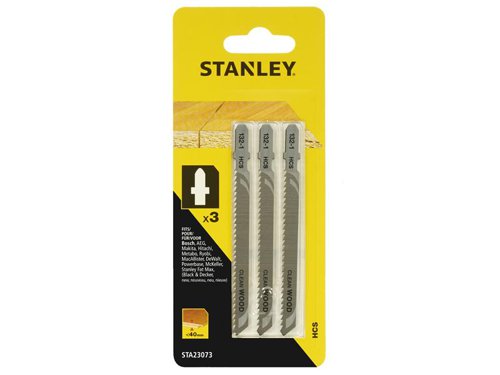 STA HCS Laminated Wood T-Shank Jigsaw Blade (Pack 3)