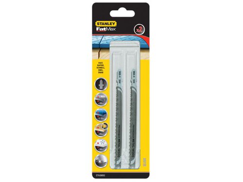 STA FatMax® Progressor Metal/Wood T-Shank Jigsaw Blade (Pack 2)