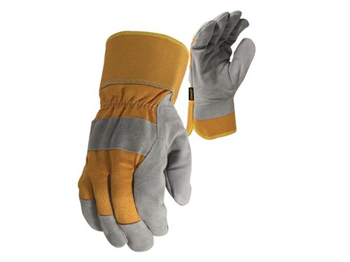 The Stanley SY780 Winter Rigger Gloves have a 40g Thinsulate liner to keep your hands warm. ToughThread double stitching and reinforced fingertips for greater durability. The leather knuckle strap and reinforced safety cuff provide extra protection.