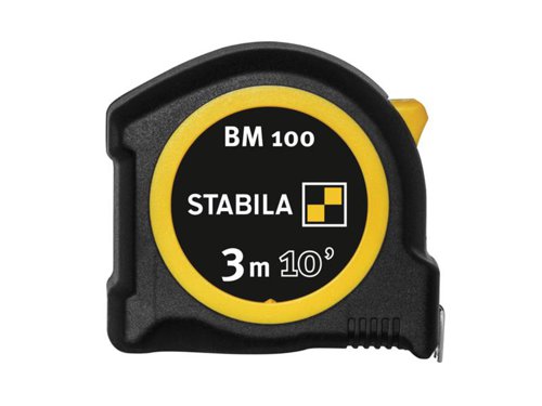 STB19569 Stabila BM 100 Compact Pocket Tape 3m/10ft (Width 19mm)