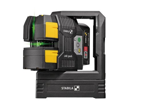 Stabila LAX 500 G Cross Line plus Plumb Point Laser 12V 1 x 2.0Ah Li-ion