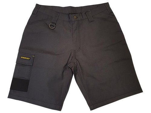 STANLEY® Clothing Tucson Cargo Shorts Grey Rip-Stop Waist 36in