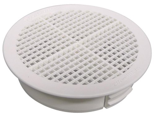 STD Round Soffit Vent, White