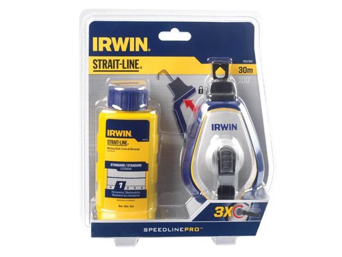 STL STRAIT-LINE® Speedline™ PRO Reel with Blue Chalk 30m/100ft