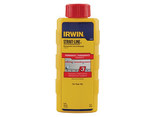 IRWIN® STRAIT-LINE® Chalk Refill Red 227g (8oz)