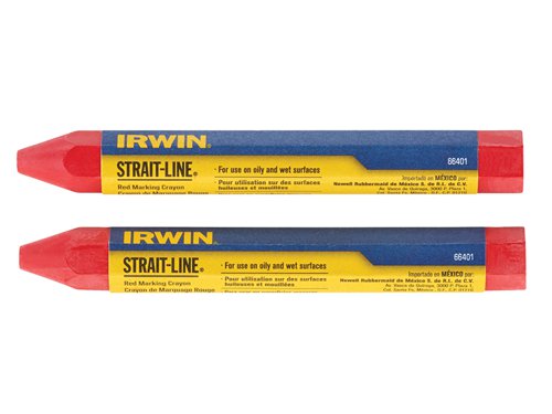 IRWIN® STRAIT-LINE® Crayon Red (Card 2)