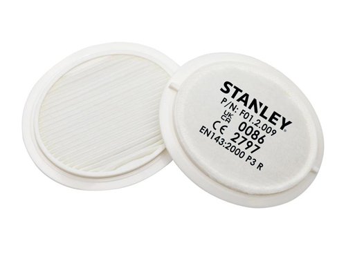 STANLEY® Respirator P3 Replacement Filters (Pack of 2)