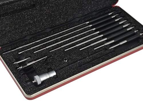 STR 124MBZ Inside Micrometer 50-300mm (10 Rod Set)