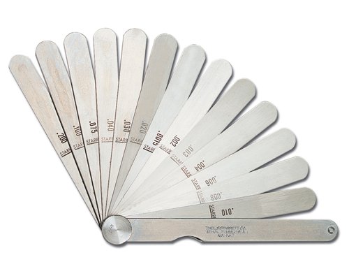 STR 467M Feeler Gauge 13 Piece Set 0.04-5mm