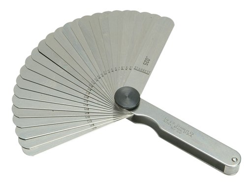 STR 66 Feeler Gauge 26 Piece Set 0.0015-0.025in