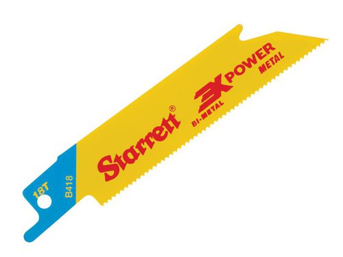 STR B418-5 Bi-Metal Reciprocating Blade, Metal Straight 100mm 18 TPI (Pack 5)