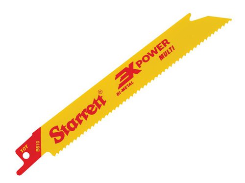 STR B6105-5 Bi-Metal Reciprocating Blade, Straight 152mm 10 TPI (Pack 5)