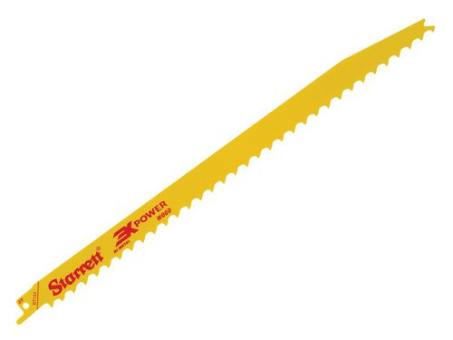 STR BT123-5 Bi-Metal Reciprocating Blade, Wood Tapered 300mm 3 TPI (Pack 5)