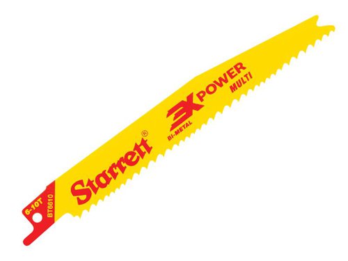 STR BT6610-5 Bi-Metal Reciprocating Blade, Tapered 152mm 6-10 TPI (Pack 5)
