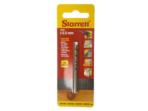 STR HSS Split Point Drill Bit 2.5 x 57mm