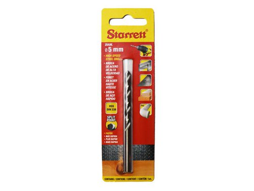 STR HSS Split Point Drill Bit 5.0 x 86mm