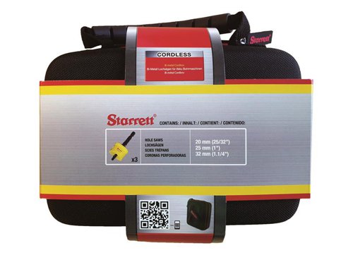 STR Cordless Smooth Cut Bi-Metal Holesaw Kit, 3 Piece