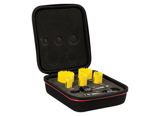 STR KDC05021 Deep Cut Bi-Metal Electrician's Holesaw Kit, 7 Piece