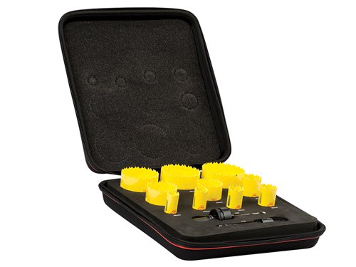 STR KDC10021 Deep Cut Bi-Metal Deluxe Electrician's Holesaw Kit, 12 Piece