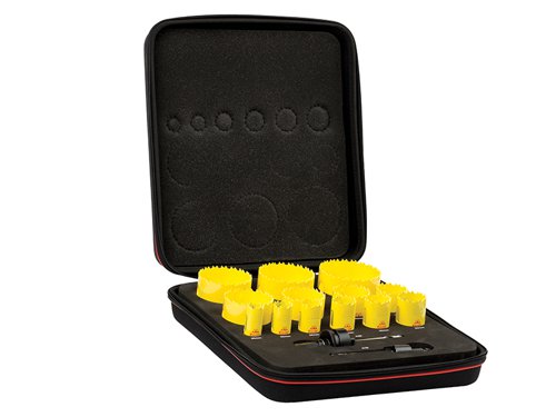 STR KDC13021 Deep Cut Bi-Metal Universal Holesaw Kit, 15 Piece
