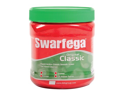 Swarfega Original Classic Hand Cleaner is a rapidly acting, classic, smooth green gel formula which removes ingrained oil, grease and general grime. With added conditioner which helps maintain the skin's natural moisture level to leave the skin feeling smooth after use.Easy to apply and quick rinsing.Size: 1 Litre.