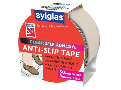 SYLASTCL Sylglas Anti-Slip Tape 50mm x 3m Clear