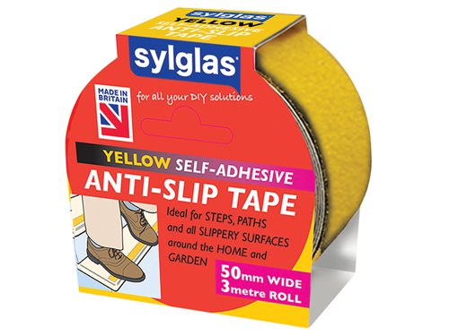 SYLASTY Sylglas Anti-Slip Tape 50mm x 3m Yellow