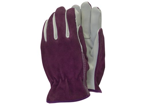T/CTGL114M Town & Country TGL114M Premium Leather & Suede Ladies' Gloves - Medium