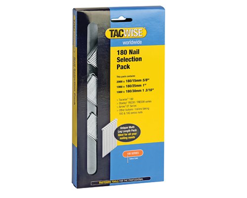 Tacwise 180 18 Gauge Nail Selection (Pack 4000)