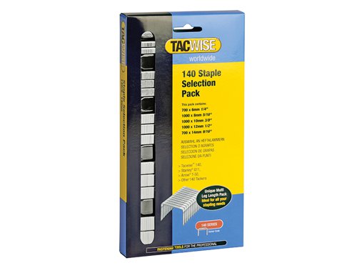 TAC0350 Tacwise 140 Heavy-Duty Staples (Type T50  G) Selection (Pack 4400)