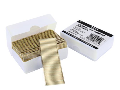 Tacwise 15 Gauge Hardened Finish Nails with a yellow, chromate galvanised finish, offering a more weather-resistant choice for semi-pro/DIY jobs.Suitable for use with Tacwise EHS50V Finish Nailer and other popular brands on the market.1 x Pack of 1500 Tacwise 15 Gauge Hardened Finish Nails 30mm