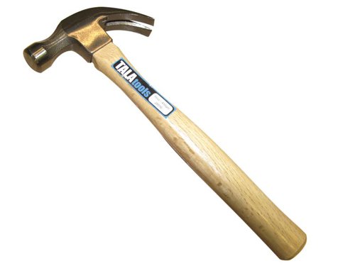 TAL Claw Hammer, Wooden Handle 450g (16oz)