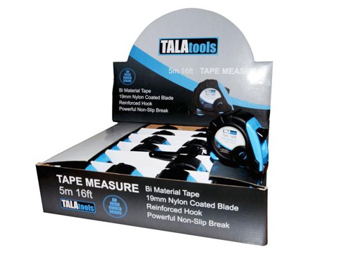 TAL Measuring Tape 5m/16ft (Width 19mm) (CDU of 24)