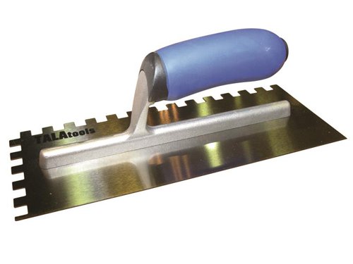 TAL 10mm Square Notched Trowel 11 x 4.1/2in