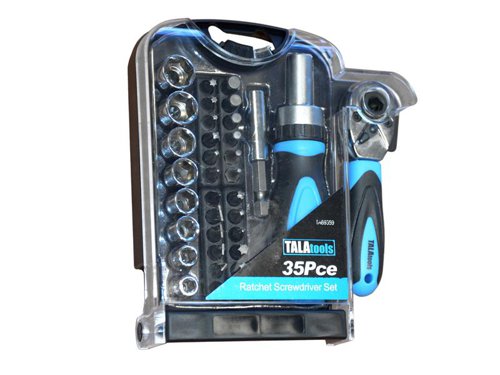 TAL Ratchet Screwdriver Bit Set, 35 Piece
