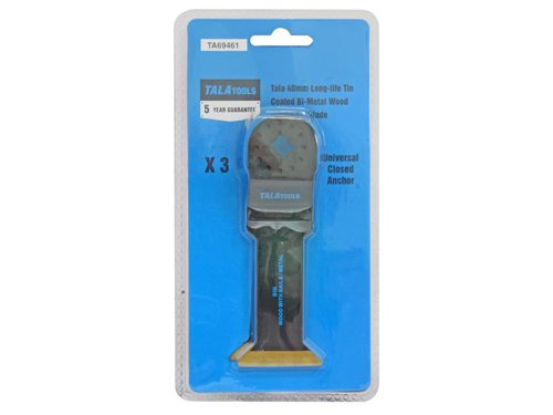 TAL Multi-Tool Bi-Metal Wood with Nails Blade 40mm (Pack 3)