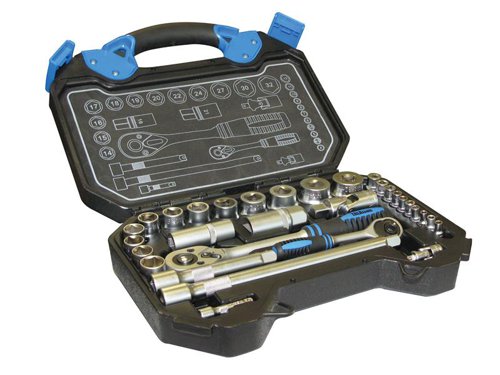 TAL 1/4in & 1/2in Drive Socket & Accessory Set, 32 Piece