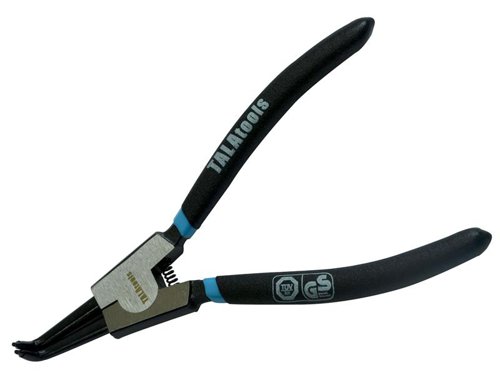 TAL Bent External Circlip Pliers 175mm (7in)