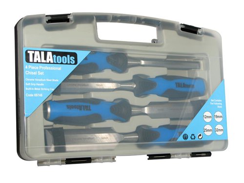 TAL Professional Wood Chisel Set, 4 Piece