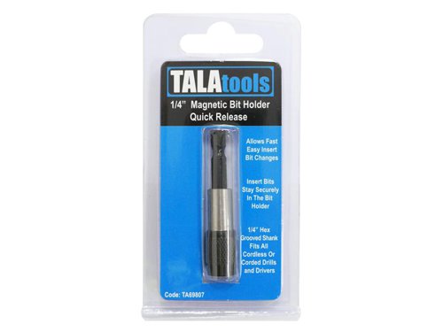 TAL 1/4in Quick-Release Magnetic Bit Holder