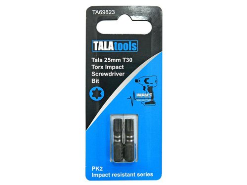 TAL Impact Screwdriver Bits TX30 x 25mm (Pack 2)