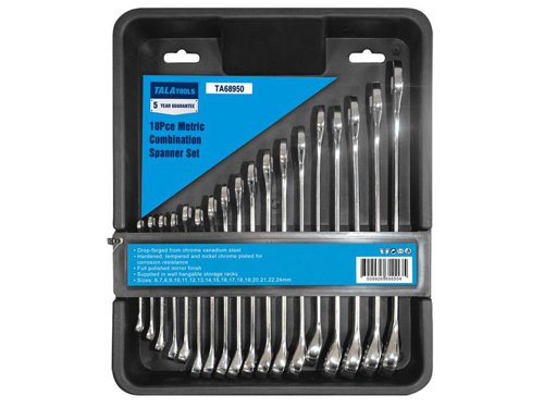 TAL Metric Combination Spanner Set, 18 Piece